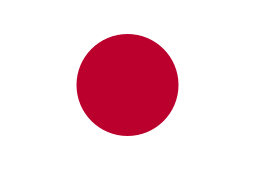 Flag of Japan - Red circle on white background