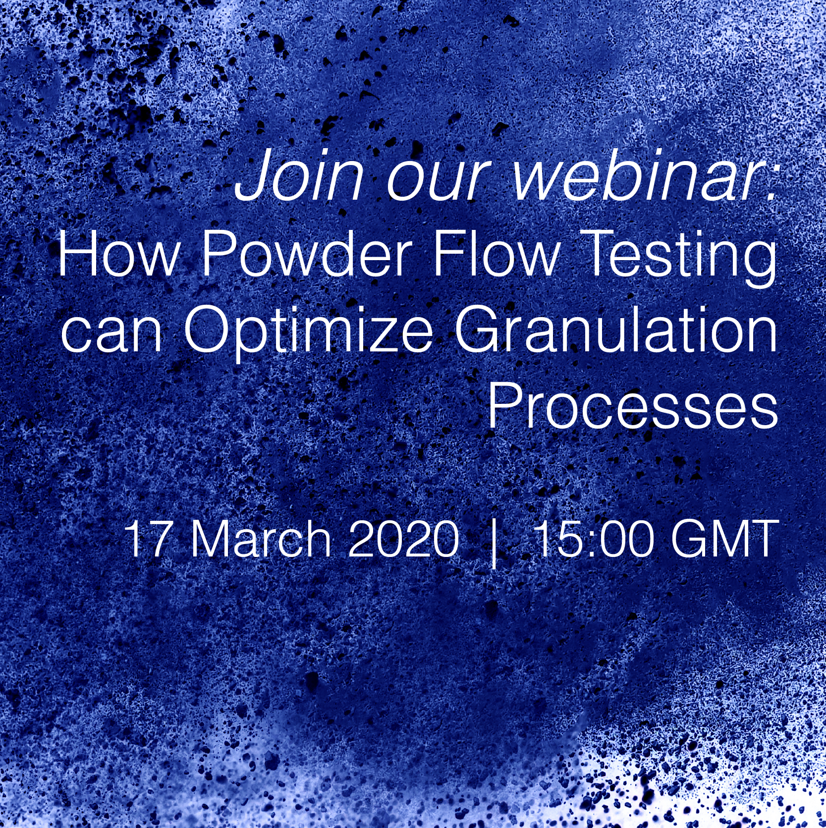 Powder Flow Testing can Optimize Granulation Processes