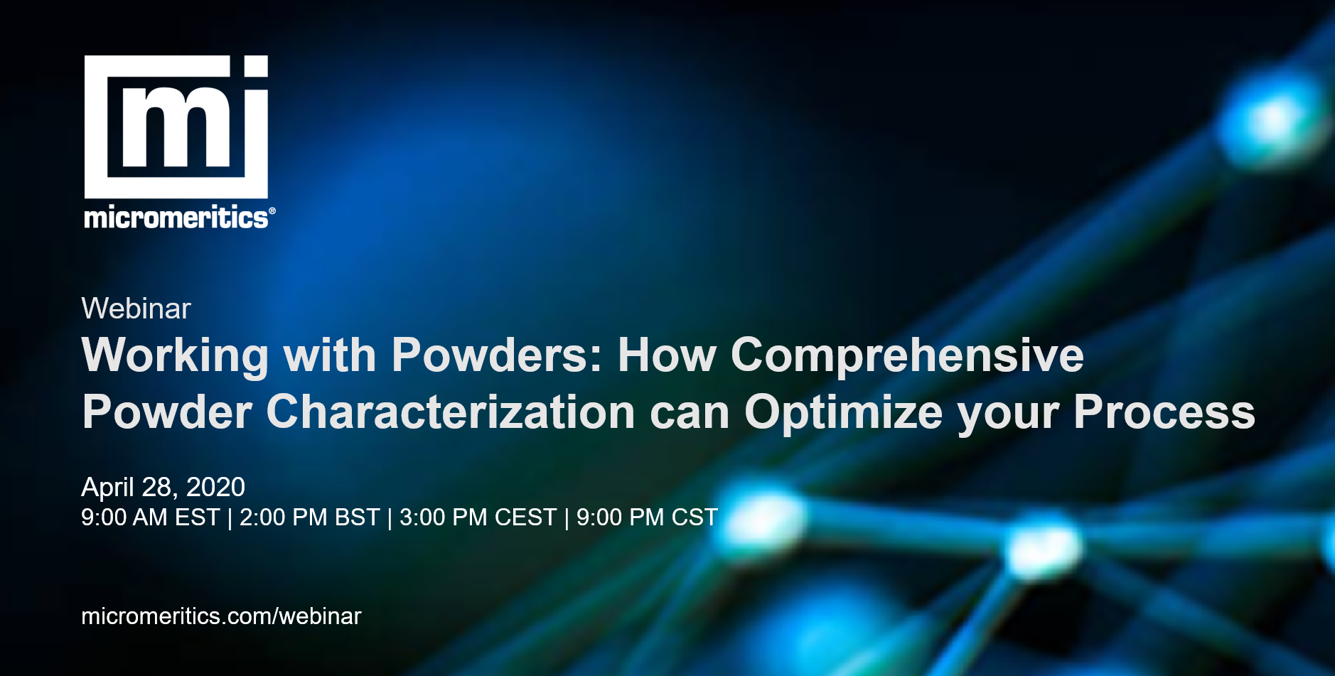 Working with powders webinar now available on demand
